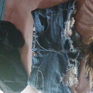 America eagle outfitter super stretch Jean shorts